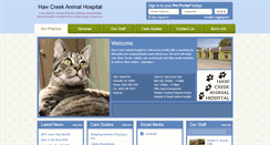 Desktop Screenshot of hawcreekanimalhospital.com