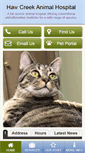 Mobile Screenshot of hawcreekanimalhospital.com